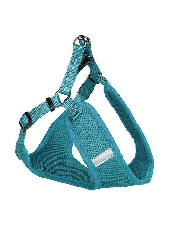 Nobby Hundegeschirr Weste Mesh Reflect Türkis Groß 20mm x 58-69cm 80627-34