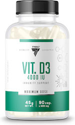 Trec Vit. D3 Vitamin für Unterstützung des Immunsystems 4000iu 90 Mützen