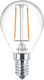Philips LED Bulb 2W 82mm for Socket E14 and Shape P45 Warm White 250lm