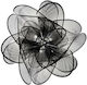 Slamp La Belle Etoile Ceiling Mount Light 73cm Black with Integrated LED