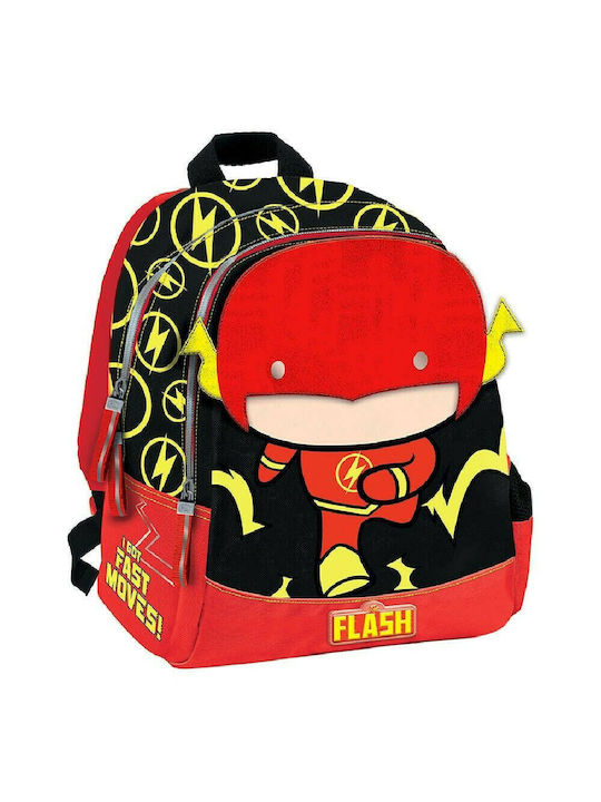 Graffiti Flash School Bag Backpack Kindergarten in Red color