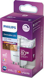 Philips LED крушка 6.2W за фасунга GU10 Неутрално бяло Philips LED крушка 6.2W за фасунга GU10 Неутрално бяло