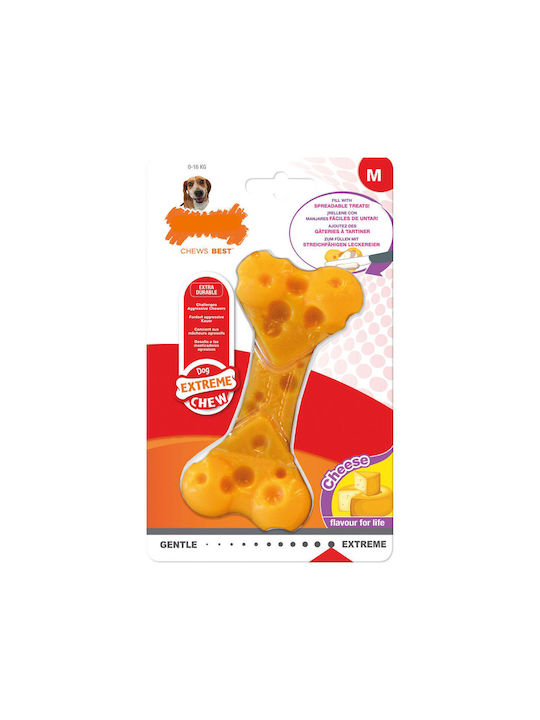 Nylabone Dura Cheese Παιχνίδι Κόκκαλο Μασητικό Medium