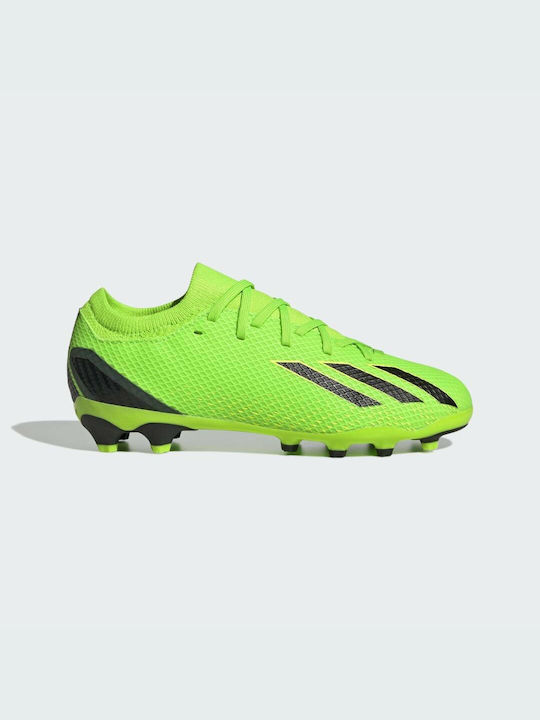 Adidas Predator Edge.3 MG Χαμηλά Ποδοσφαιρικά Παπούτσια με Τάπες Solar Green / Core Black / Solar Yellow
