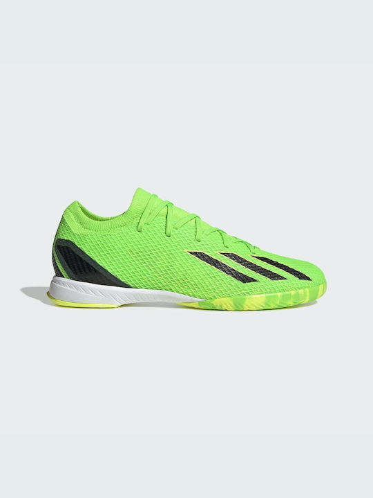 Adidas X Speedportal.3 IN Χαμηλά Ποδοσφαιρικά Παπούτσια Σάλας Solar Green / Core Black / Solar Yellow