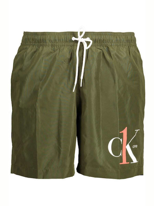 Calvin Klein Men's Swimwear Shorts Khaki