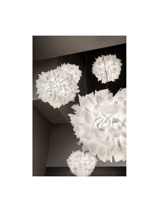 Slamp Veli Foliage Pendant Light White with Socket E27 45cm