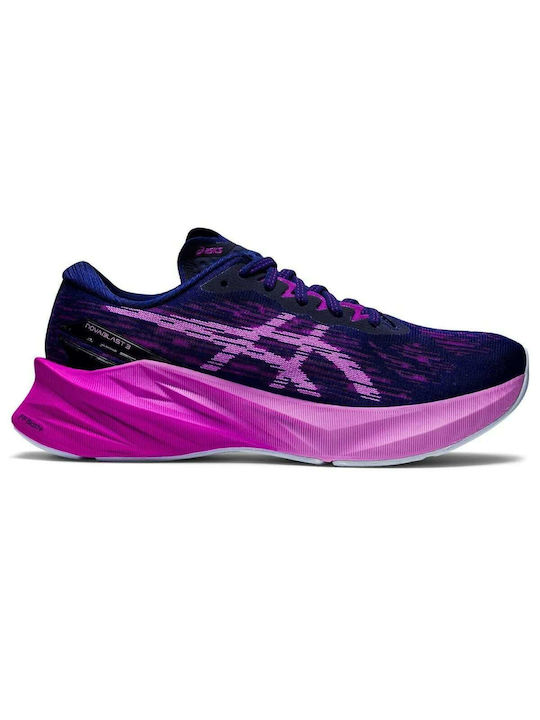 ASICS Novablast 3 Γυναικεία Αθλητικά Παπούτσια Running Dive Blue / Lavender Glow