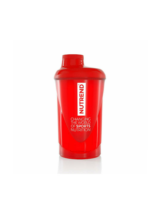 Nutrend Shaker Πρωτεΐνης 600ml Πλαστικό Κόκκινο