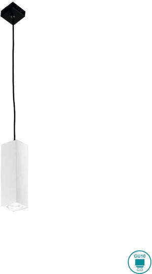 Ondaluce Aloa Висящо Осветително Тяло Бял с Цокъл GU10 6x6x200см.