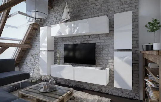 Unitate TV pentru sufragerie Felix Alb L94xA38xÎ40buc