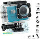 37252518 Action Camera Full HD (1080p) Μπλε