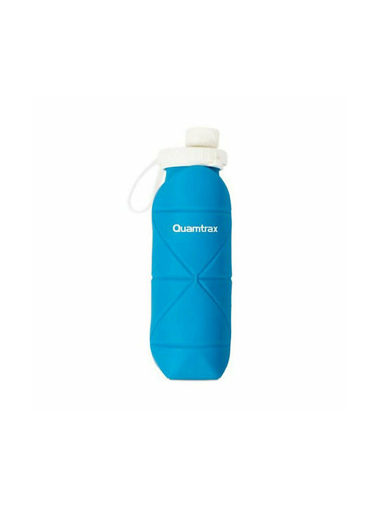 Quamtrax Nutrition Plegable Endurance Bottle Wasserflasche Kunststoff 600ml Blau