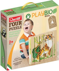 Holz Kinderpuzzle Endangered Animals für 2+ Jahre alt+ Jahre 24pcs Quercetti Holz Kinderpuzzle Endangered Animals für 2+ Jahre alt+ Jahre 24pcs Quercetti