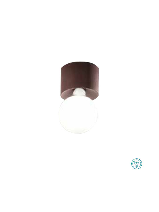 Ondaluce Single Spot with Socket E27 in Brown Color