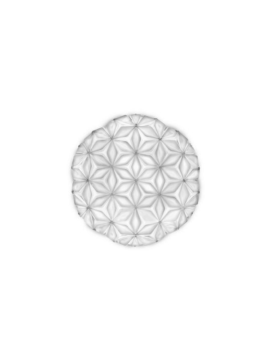 Slamp La Vie Large Modern Lamp Wall with Socket E27 Silver 74x74x21cm