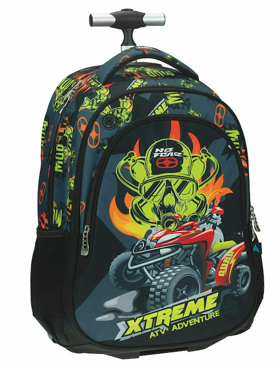 No Fear Extreme Atv School Bag Trolley Elementary, Elementary Multicolored