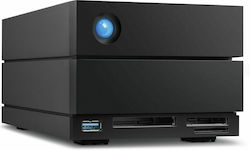 Lacie 2big Dock Thunderbolt 3 / USB 3.1 External Multi-Bay HDD 40TB Black