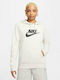 Nike Women's Hooded Fleece Sweatshirt White