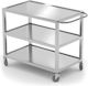 Hendi Servierwagen mit 3 Ebenen H85xB80xT50cm