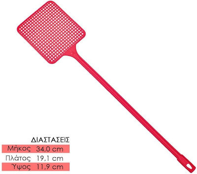 Fly Swatter Red 0321.079 1pcs