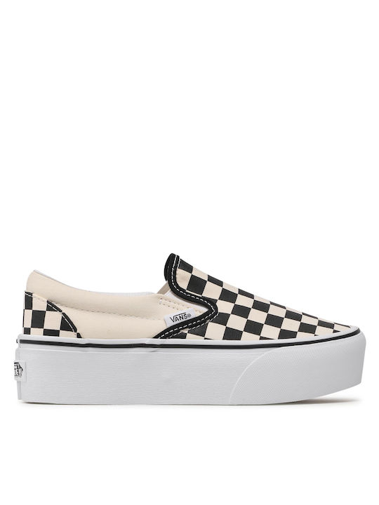 Vans Women's Canvas Slip-Ons Beige