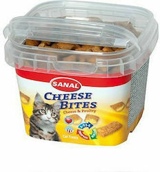 Sanal Cheese Bites Λιχουδιές Σνακ με Τυρί για Γάτα 100gr