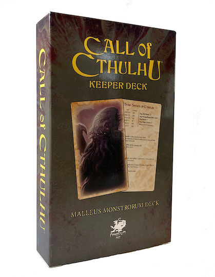 Chaosium Inc. Call of Cthulhu The Malleus Monstrorum Keeper Deck
