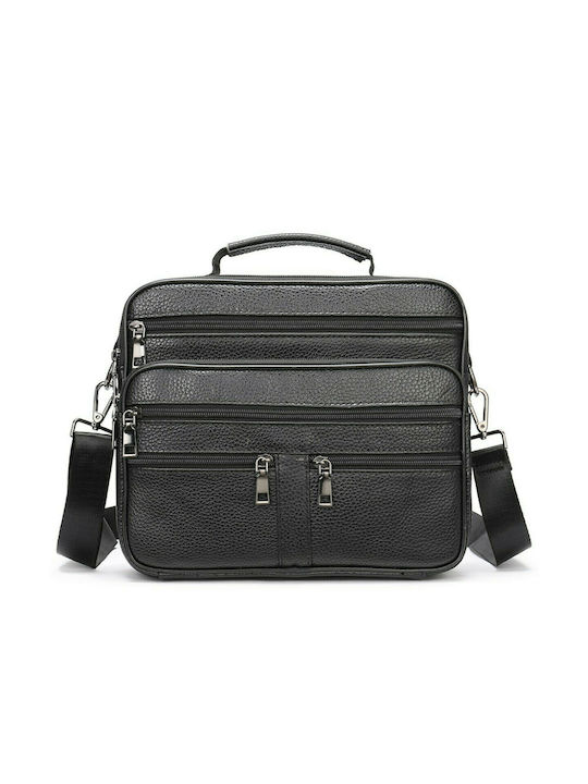 Cardinal Leather Men's Briefcase Black