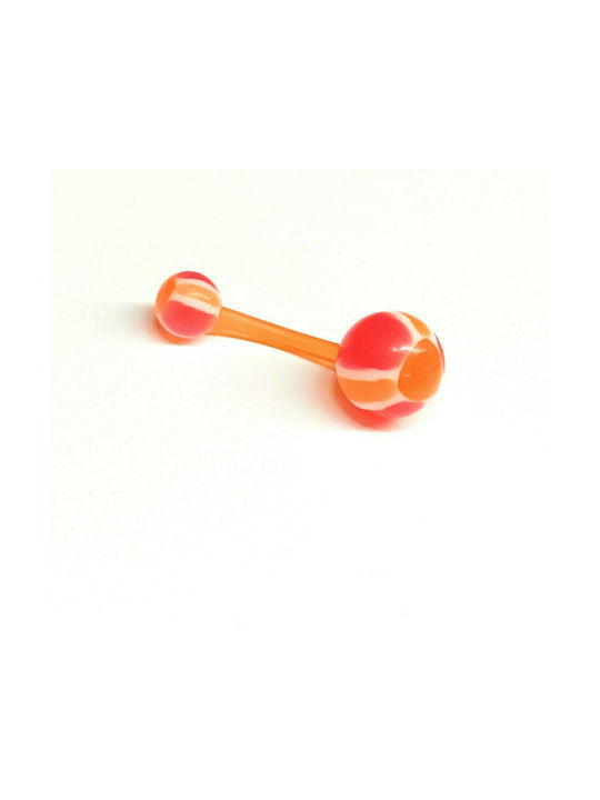 Belly button earring made of hypoallergenic silicone