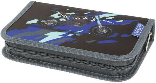 Herlitz CamouCross Penare Echipată Culoare Full Face Albastru