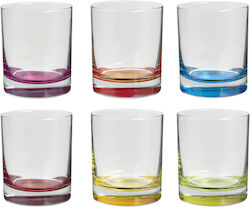 Colori Eau Σετ Ποτήρια Ουίσκι από Γυαλί 305ml 6τμχ