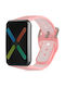 KWmobile Каишка Силикон Grapefruit Pink / White (Oppo Free) 58878.02