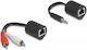 DeLock Konverter RJ-45 weiblich zu 3.5mm / RCA männlich 7Stück 87859