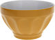 Colorama Cereal Serving Bowl Round Ceramic Yellow with Diameter 14.6cm