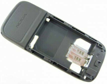 Nokia Μεσαίο Πλαίσιο Μαύρο για Nokia 1208/1209