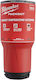 Milwaukee Packout Glass Thermos Stainless Steel 887ml Red with Mouthpiece