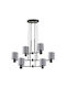Home Lighting Kronleuchter 6xE27 mit Schirmen Gray 77-8296