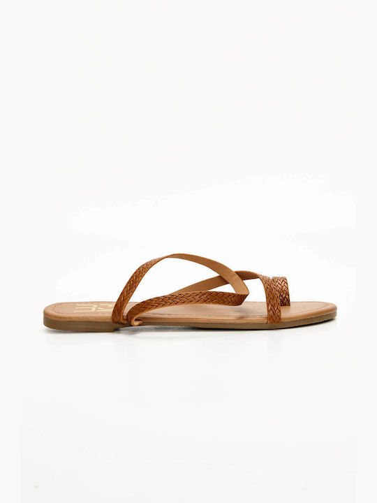 Luigi Women's Flat Sandals Camel