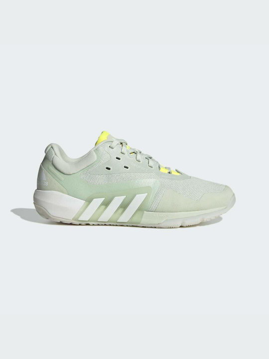 Adidas Dropset Trainer Γυναικεία Αθλητικά Παπούτσια για Προπόνηση & Γυμναστήριο Linen Green / Cloud White / Beam Yellow