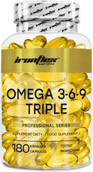 Ironflex Nutrition Omega 3-6-9 Triple 180 caps Ironflex Nutrition Omega 3-6-9 Triple 180 caps