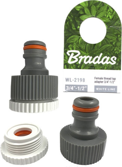 Bradas WL2198 Quick Connector Water Pipe 19x12.7mm