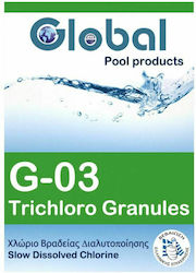 Global G03 Χλώριο Πισίνας σε Κόκκους Βραδείας Διάλυσης 90% 10kg