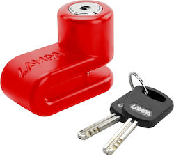 Lampa Pinch Motorcycle Disc Brake Lock with 5.5mm Pin in Red 9156.4-LM