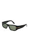 Tom Ford Herren Sonnenbrille mit Schwarz Kunststoff Gestell und Grün Linse 0986 01N