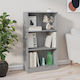 Bookcase Gray 60x24x109cm