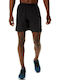 Road Sportliche Herrenshorts Schwarz