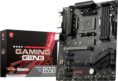 MSI B550 Gaming Gen3 Motherboard ATX with AMD AM4 Socket