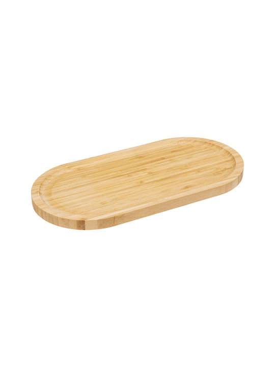 Atmosphera Wooden Cheese Serving Platter 30x15cm