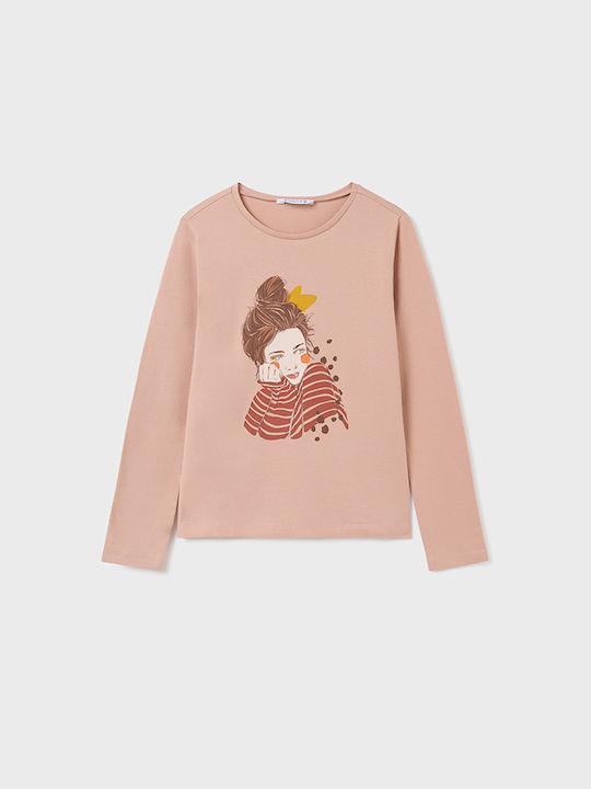 Mayoral Kids Blouse Long Sleeve Pink